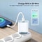 PD 20W Fast Charging USBC Wall Charger With Cable For IPhone IPad 1