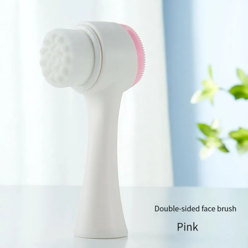 3D DoubleSided Silicone Facial Cleansing Brush For Gentle Exfoliation Massage 6