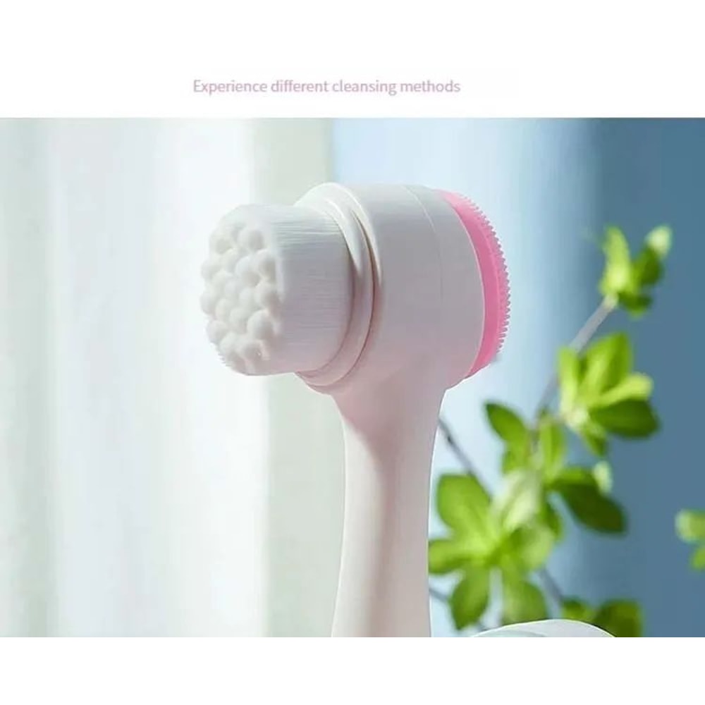 3D DoubleSided Silicone Facial Cleansing Brush For Gentle Exfoliation Massage 15