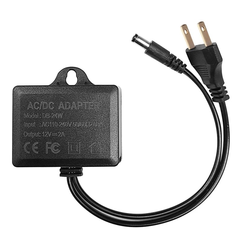 Outdoor Waterproof 12V 2A Power Adapter For CCTV Cameras Stable AC To DC 12V Camera Power Supply M 2