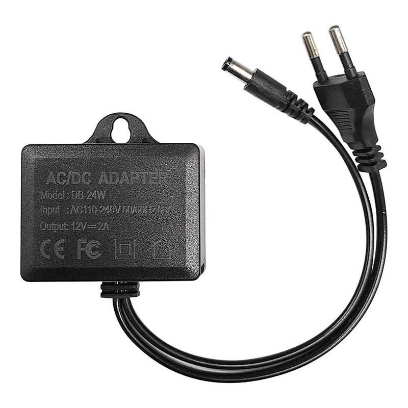 Outdoor Waterproof 12V 2A Power Adapter For CCTV Cameras Stable AC To DC 12V Camera Power Supply M 3