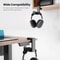 360 Rotating NoDrill Desk Headphone Hanger Clip Under Desk Headset Holder MultiPurpose Hook 4