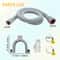 Universal Washing Machine Drain Hose Extension Kit Flexible Corrugated Dishwasher Drain Hose With 1