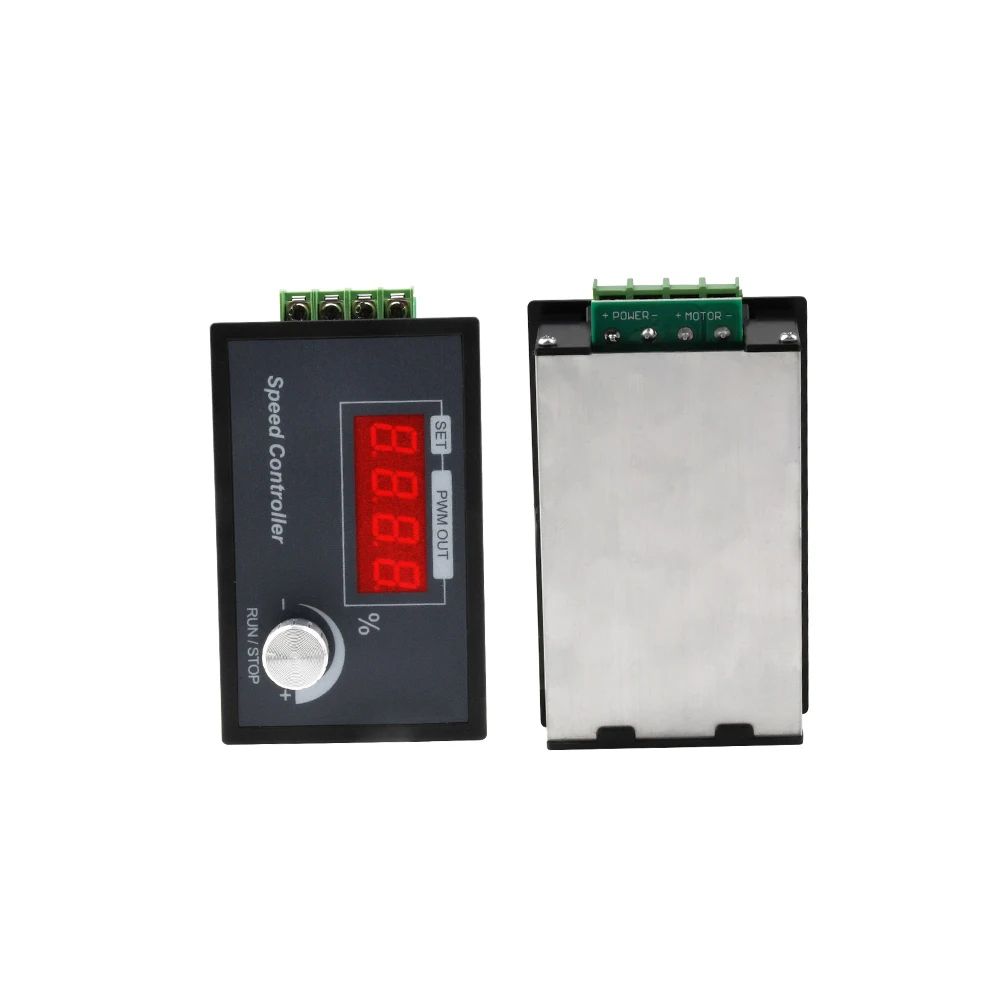 DC 660V PWM Motor Speed Controller With Digital Encoder Knob Adjustable Frequency Soft StartStop 1
