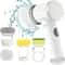 Cordless Electric Spin Scrubber With 5 Interchangeable Brush Heads 0