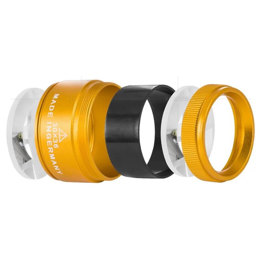 30x Pocket Magnifier Glass Portable Magnifying Glass For Jewelry Coins Watch Repair 2
