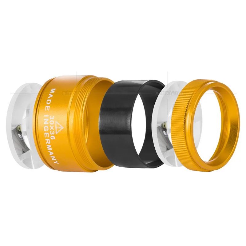 30x Pocket Magnifier Glass Portable Magnifying Glass For Jewelry Coins Watch Repair 2