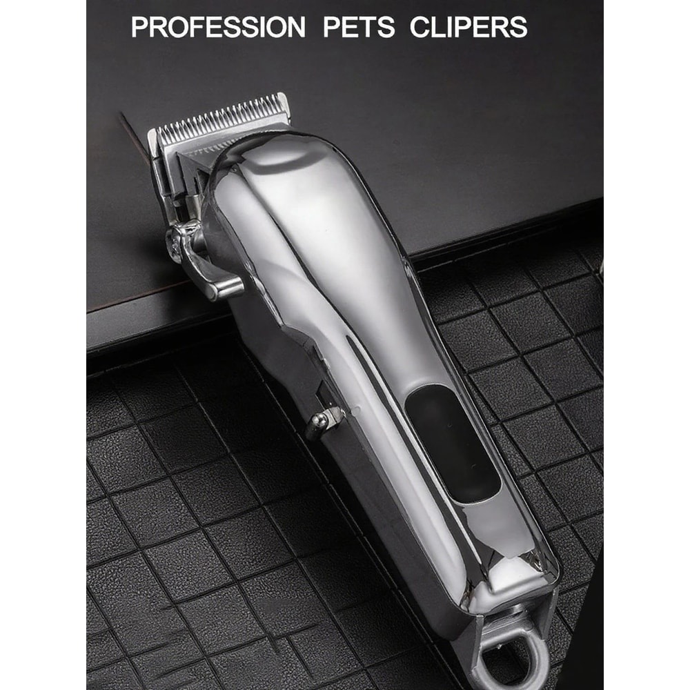 QuietCut Pro Cordless Dog Grooming Clippers Low Noise Rechargeable Pet Hair Trimmer For Dogs Cats 5