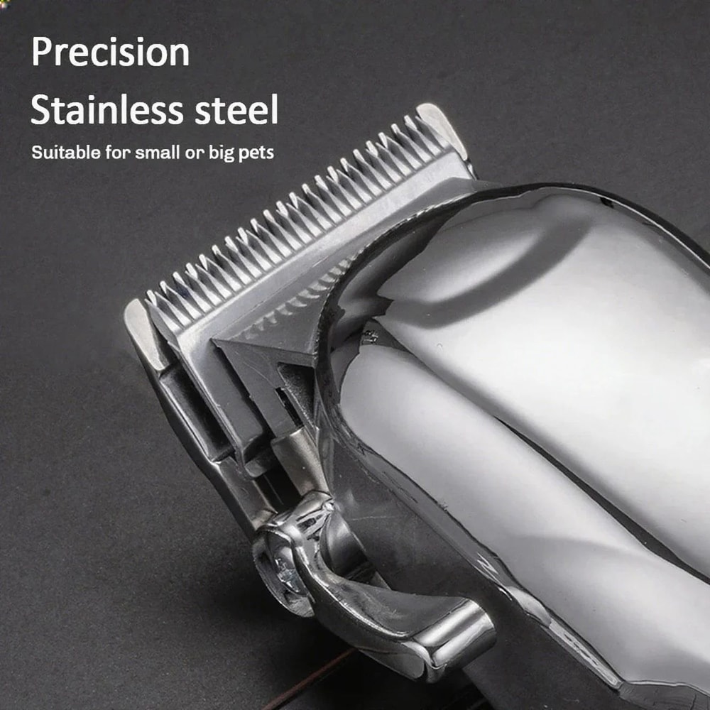 QuietCut Pro Cordless Dog Grooming Clipper Kit LowNoise Rechargeable Pet Hair Trimmer With Scissor 1