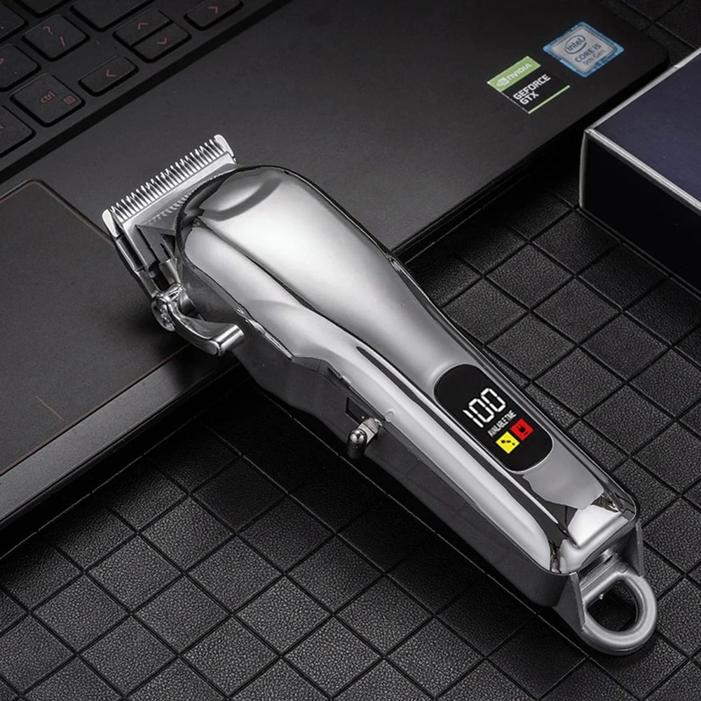 QuietCut Pro Cordless Dog Grooming Clipper Kit LowNoise Rechargeable Pet Hair Trimmer With Scissor 3