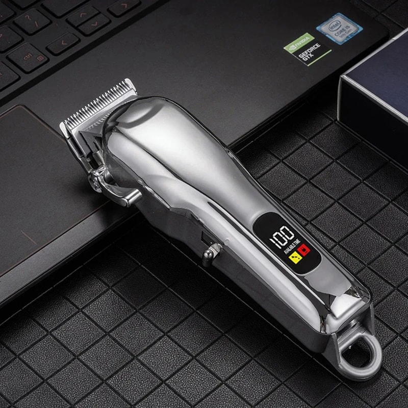 QuietCut Pro Cordless Dog Grooming Clipper Kit LowNoise Rechargeable Pet Hair Trimmer With Scissor 3