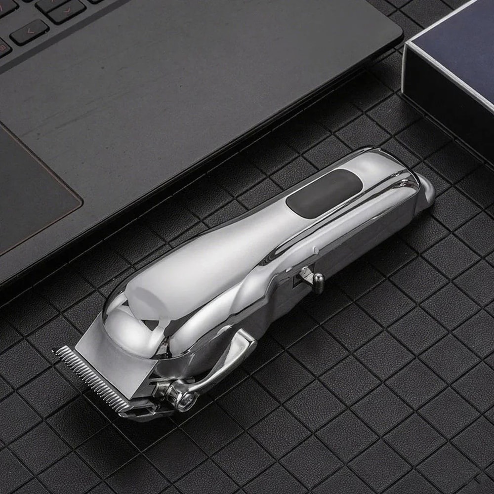 QuietCut Pro Cordless Dog Grooming Clipper Kit LowNoise Rechargeable Pet Hair Trimmer With Scissor 4