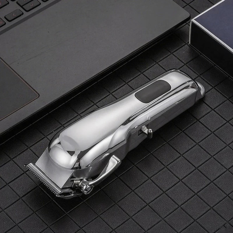 QuietCut Pro Cordless Dog Grooming Clipper Kit LowNoise Rechargeable Pet Hair Trimmer With Scissor 4