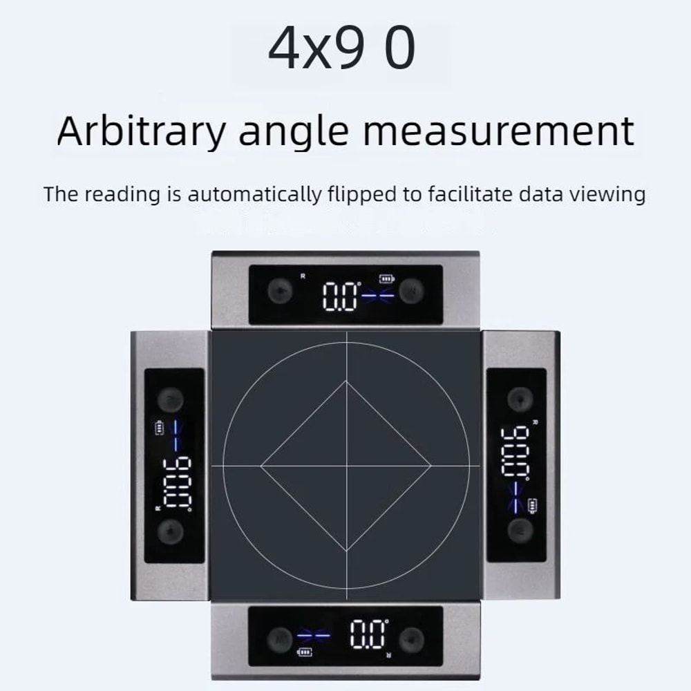 Precision Digital Angle Master Digital Inclinometer Protractor Tool 3