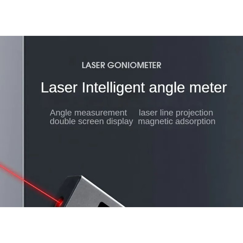 Precision Digital Angle Master Digital Inclinometer Protractor Tool 6