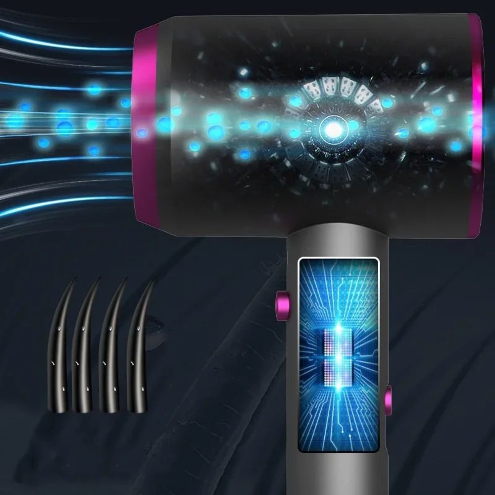 HighSpeed Hair Dryer With Negative Ion Hair Dryer Care LowNoise ConstantTemperature Turbo Dryer 5