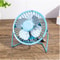 4Inch Metal USB Desk Fan Portable Mini Cooling Fan For Home Office Travel 0