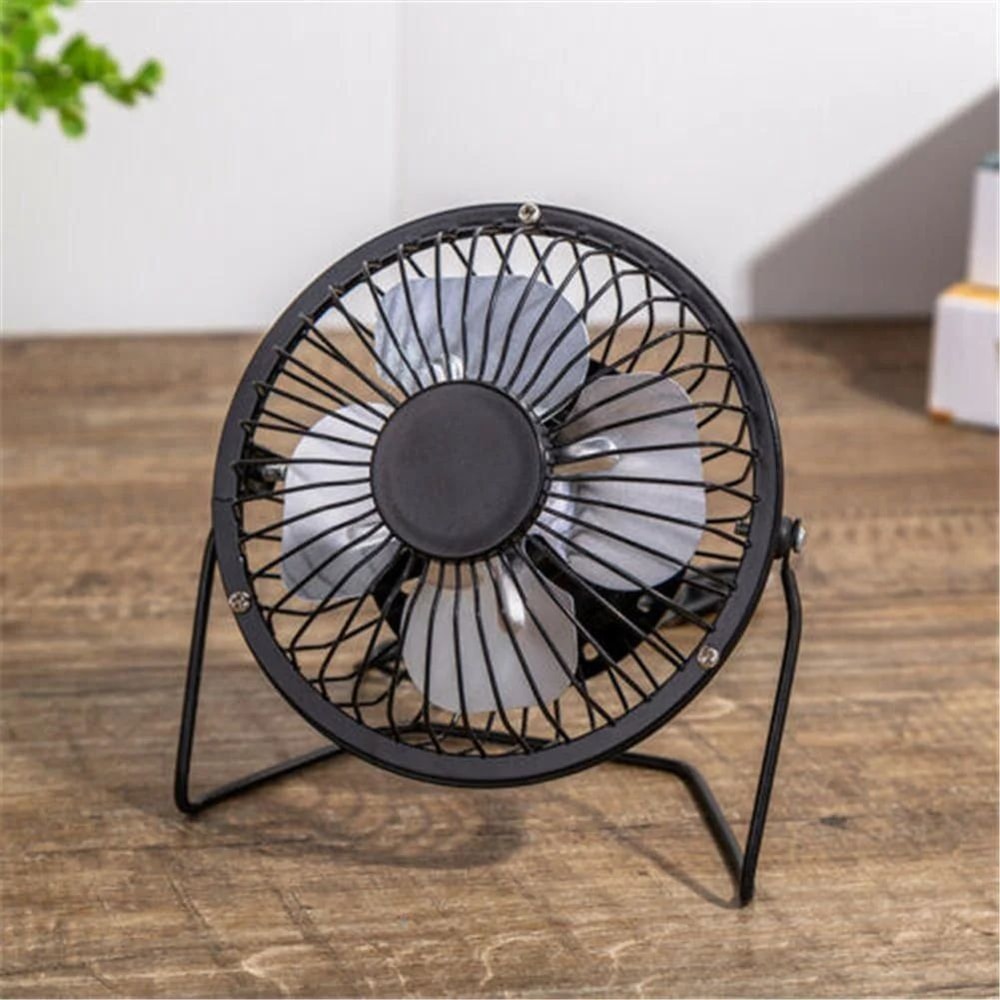 4Inch Metal USB Desk Fan Portable Mini Cooling Fan For Home Office Travel 1