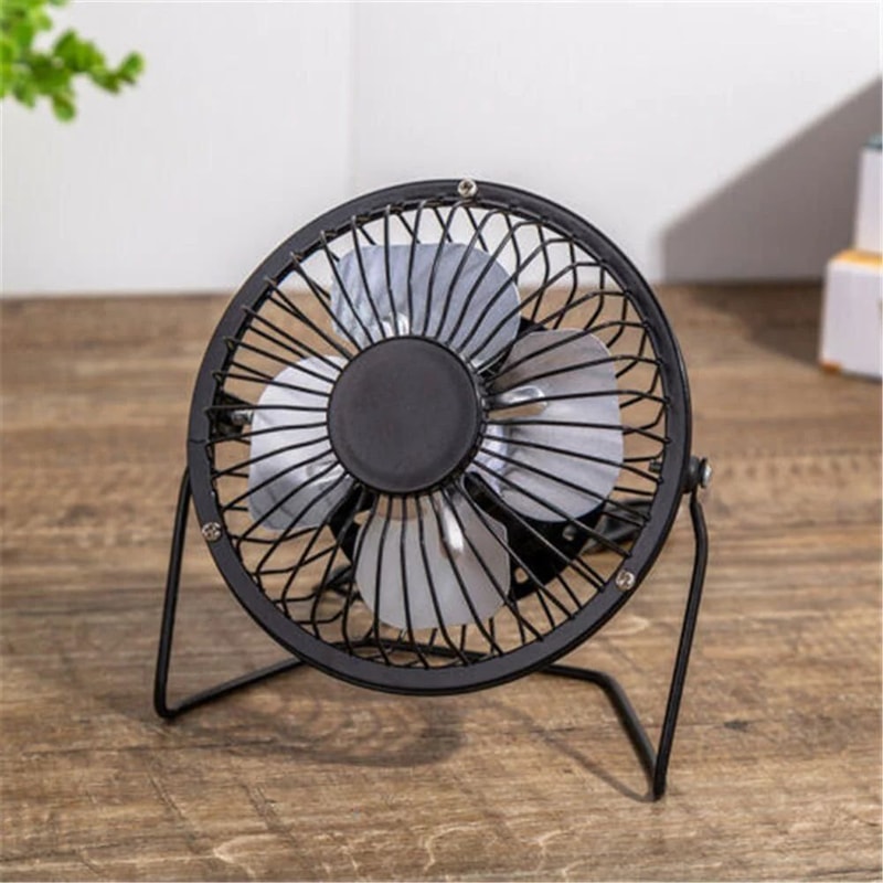4Inch Metal USB Desk Fan Portable Mini Cooling Fan For Home Office Travel 1