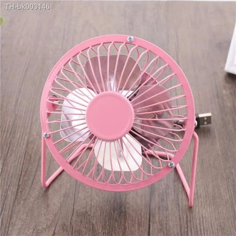 4Inch Metal USB Desk Fan Portable Mini Cooling Fan For Home Office Travel 5