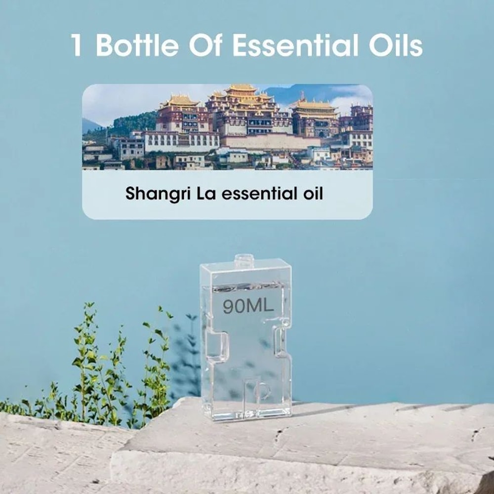 Wireless Hanging Essential Oil Diffuser With Night Light Portable Aromatherapy Air Freshener 7