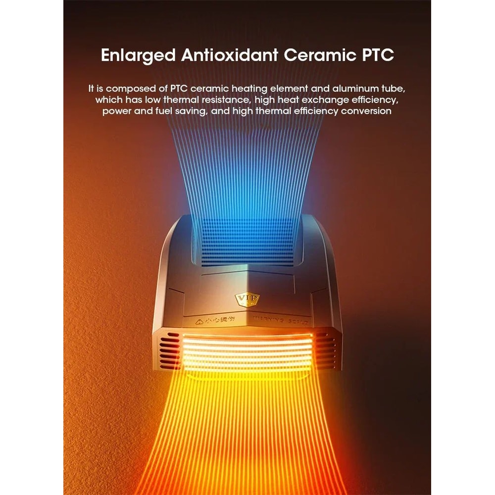 12V Portable Car Heater Defroster Defogger With 360 Rotating Vent 10