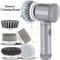Cordless Electric Spin Scrubber With 5 Heads Rechargeable Cleaning Brush For Bathroom Tiles Grout 1