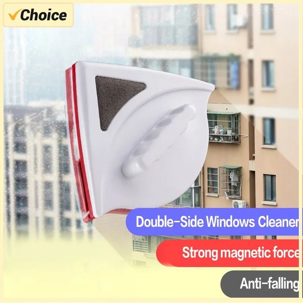 Magnetic Window Cleaner With Automatic Water Discharge DoubleSided Glass Wiper For StreakFree Shin 1