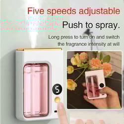 smart wall-mounted essential oil diffuser - automatic aromatherapy & bathroom deodorizer (rechargeable)