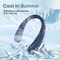 Bladeless Neck Fan With LED Display USB Rechargeable Personal Cooling Fan For Sports Travel 3