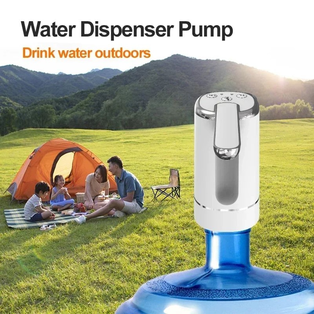 Foldable USB Rechargeable 5 Gallon Water Dispenser Pump Portable Electric Bottle Pump For Home Off 5
