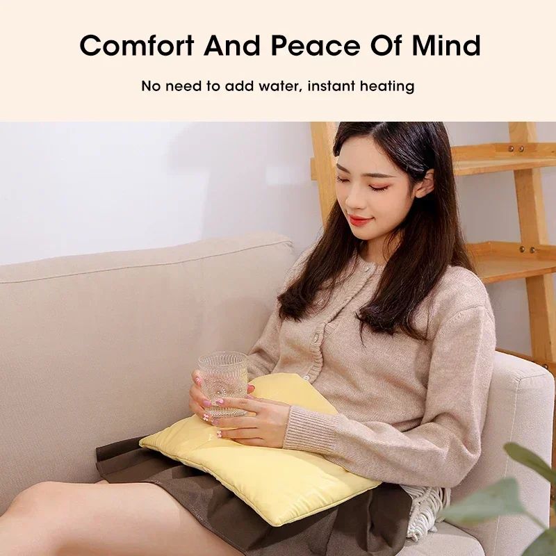 Graphene USB Heating Pad Mat FastHeating Portable Warming Pad For Belly Hands Body Comfort 4
