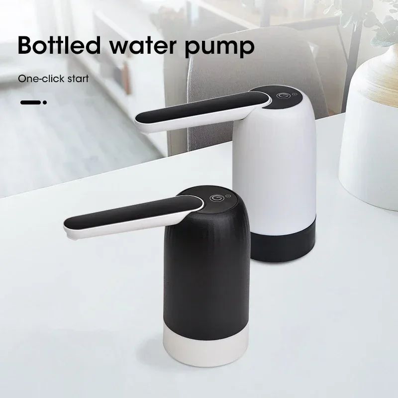 Electric USB Rechargeable Water Bottle Pump Dispenser Portable Automatic Drinking Water Pump 0
