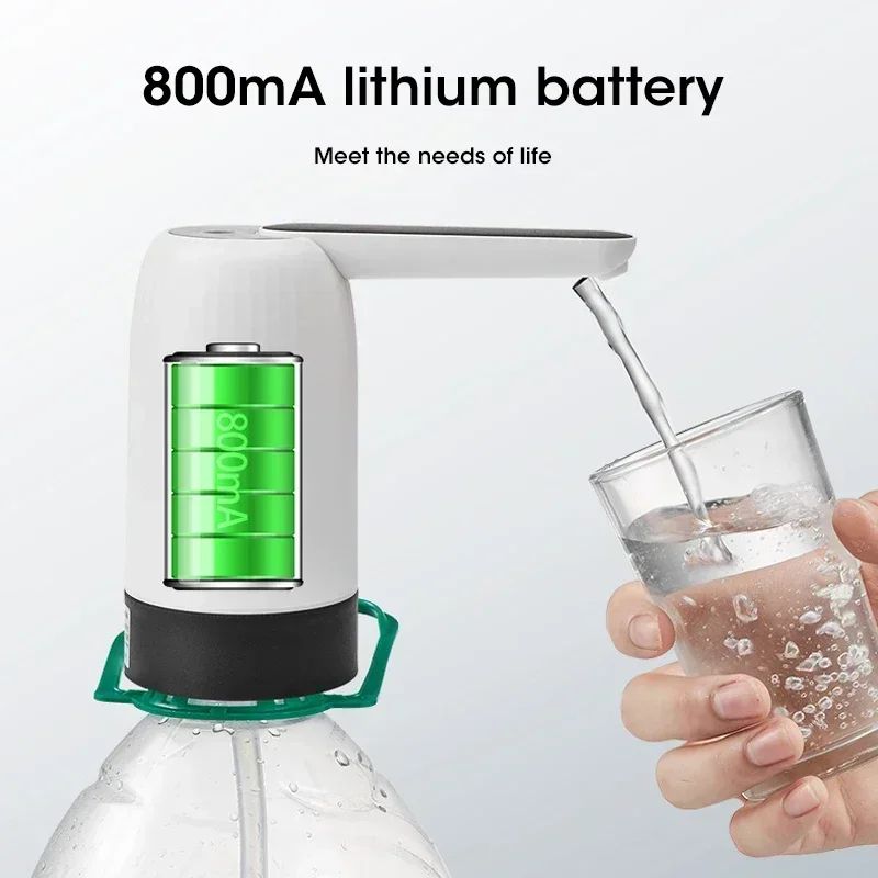 Electric USB Rechargeable Water Bottle Pump Dispenser Portable Automatic Drinking Water Pump 4