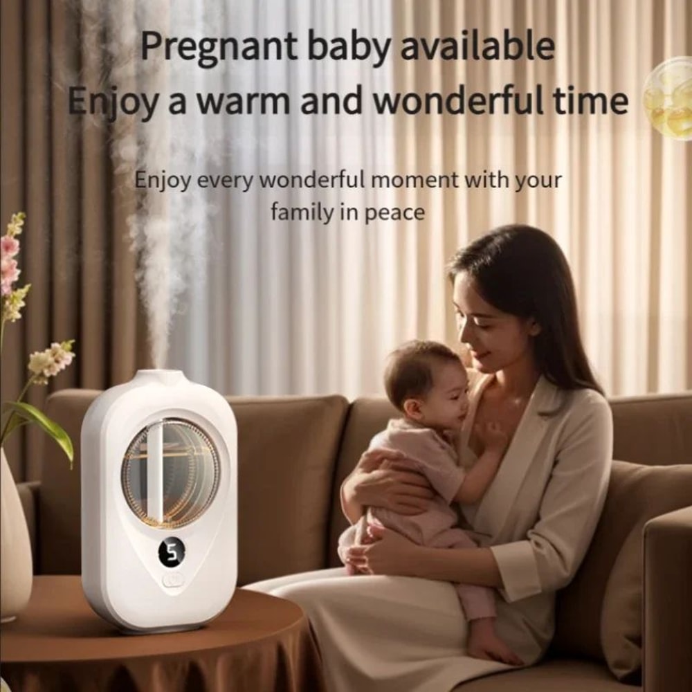 WallMounted Smart Essential Oil Diffuser Rechargeable Automatic Air Freshener For Home Bathroom 6