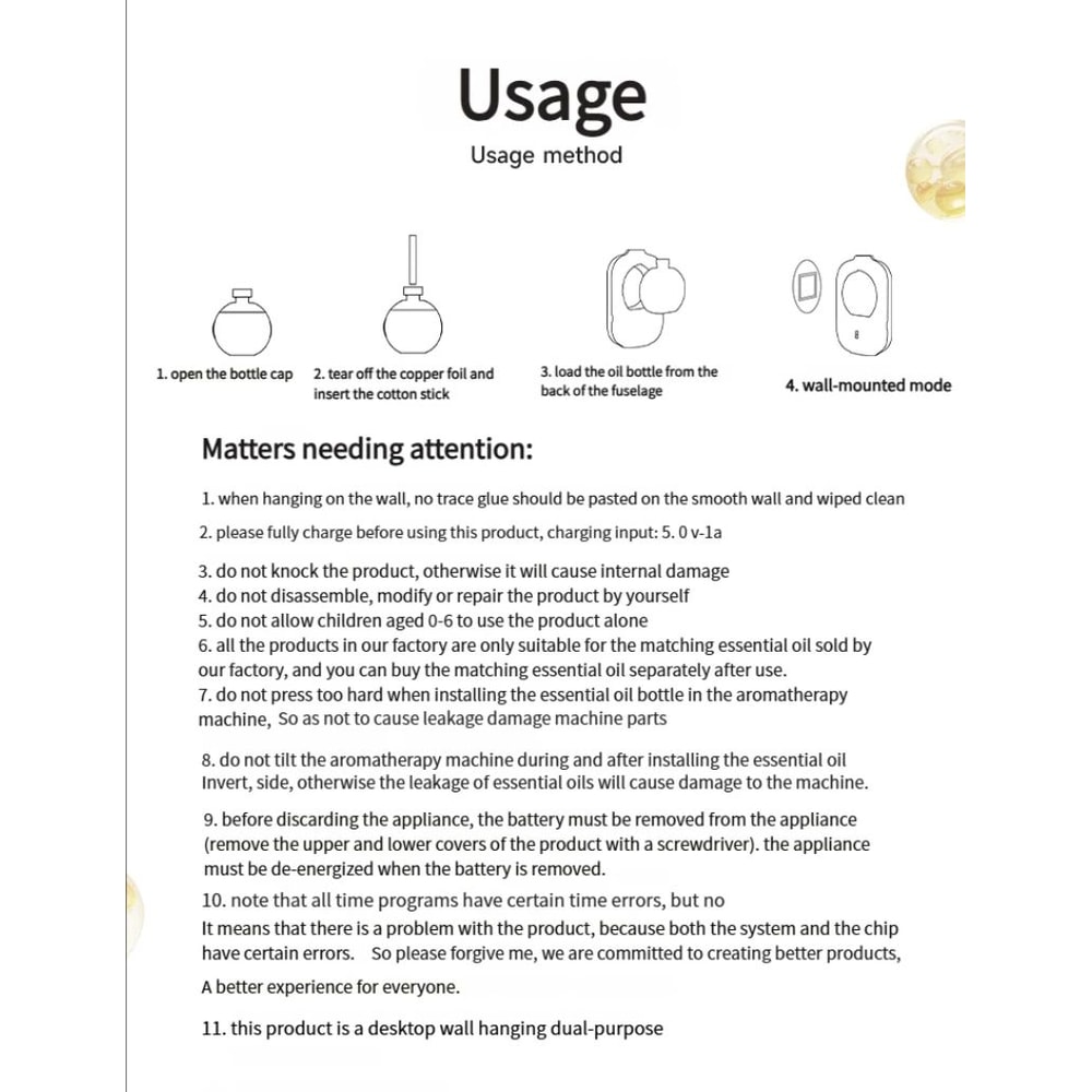 WallMounted Smart Essential Oil Diffuser Rechargeable Automatic Air Freshener For Home Bathroom 17