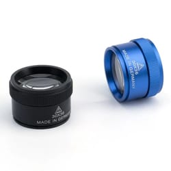 30x jewelers loupe pocket magnifying glass with led & uv light – portable precision magnifier for coins, stamps & repair