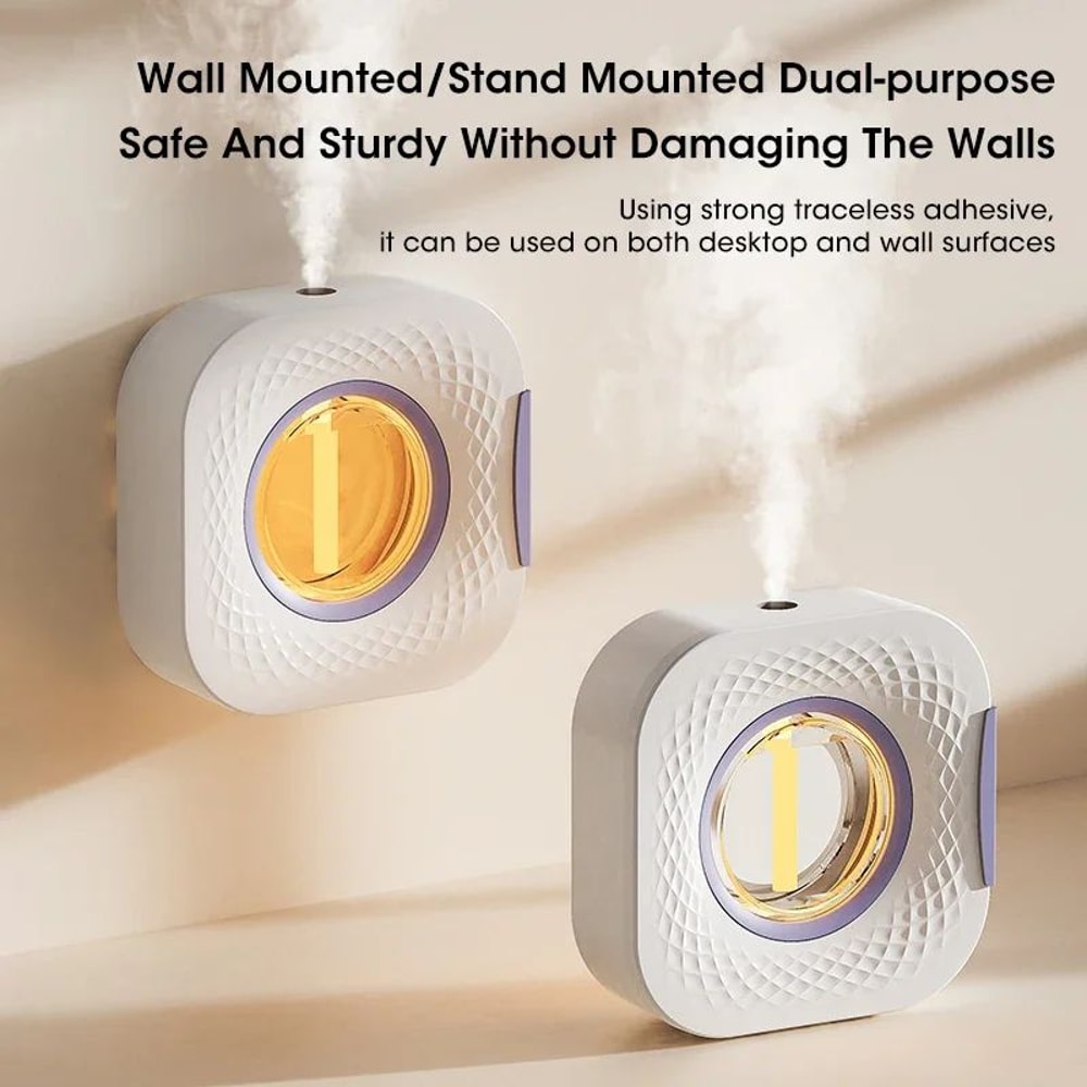 Smart Aroma Diffuser USB Essential Oil Air Freshener With Digital Display WallMount Or Desktop 2