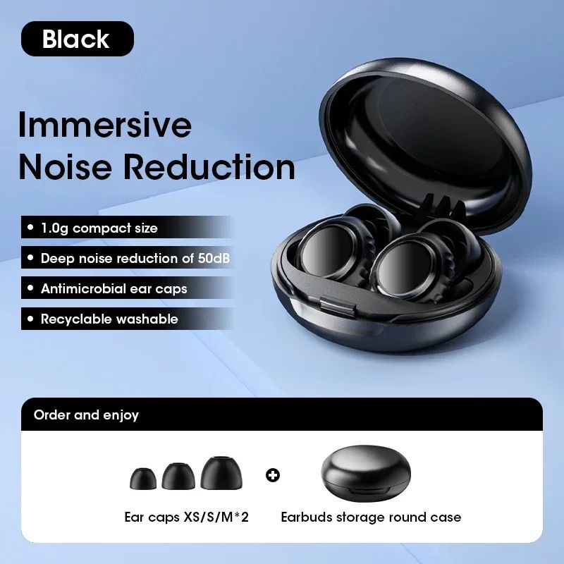 SoftFit Reusable Silicone Earplugs For Sleeping Studying Travel Comfortable Noise Blocking Ear Pr 7