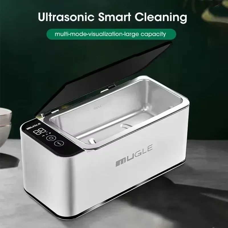 500ml Ultrasonic Cleaner 50W For Glasses Jewelry Dentures DeepClean Home Ultrasonic Cleaning Mach 1