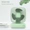 Portable USB Fan Handheld Mini Fan With 3 Speeds Quiet Rechargeable Desk Fan 0