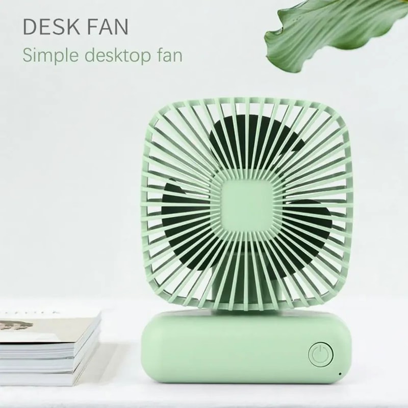 Portable USB Fan Handheld Mini Fan With 3 Speeds Quiet Rechargeable Desk Fan 0