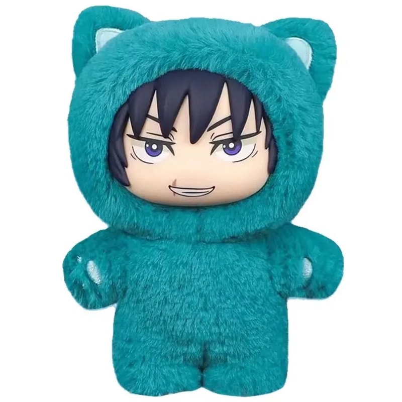 EAKI Cat Park Party Gojo Satoru Blind Box Plush Pendant Jujutsu Kaisen Collectible Anime Bag Charm 4