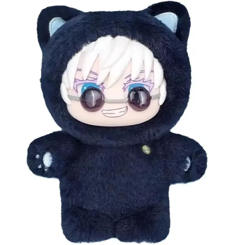EAKI Cat Park Party Gojo Satoru Blind Box Plush Pendant Jujutsu Kaisen Collectible Anime Bag Charm 7