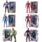 Marvel Superhero PVC Action Figure With Movable Joints Luminous Chest SpiderMan Hulk Iron Man 2