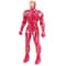 Marvel Superhero PVC Action Figure With Movable Joints Luminous Chest SpiderMan Hulk Iron Man 4