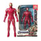 Marvel Superhero PVC Action Figure With Movable Joints Luminous Chest SpiderMan Hulk Iron Man 9