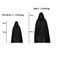 Grim Reaper Costume Set With Hooded Black Cloak Skeleton Prop Halloween Cosplay For Kids Adults 1