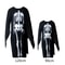 Grim Reaper Costume Set With Hooded Black Cloak Skeleton Prop Halloween Cosplay For Kids Adults 5