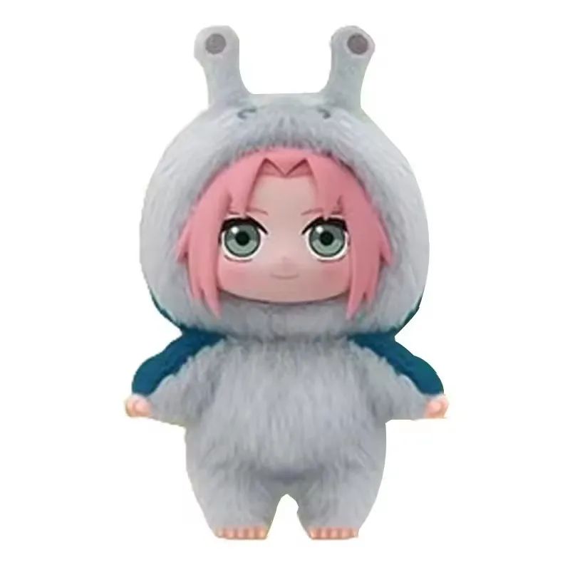 Naruto Shippuden Beast Party Plush Blind Box Keychain Mini Collectible Anime Plush Charm Random Fi 4